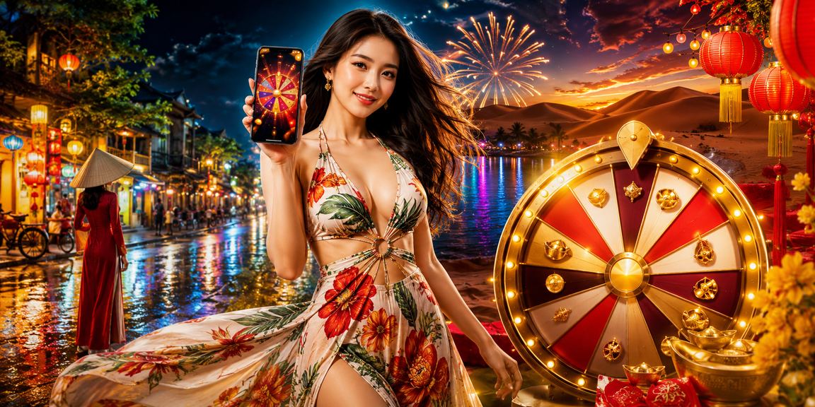 Không khí lễ hội may mắn tại Mũi Né – hình ảnh gắn với chương trình voucher Tết đặc biệt của fx3